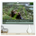 Wunderbares Thüringen - Gewässer (hochwertiger Premium Wandkalender 2024 DIN A2 quer), Kunstdruck in Hochglanz