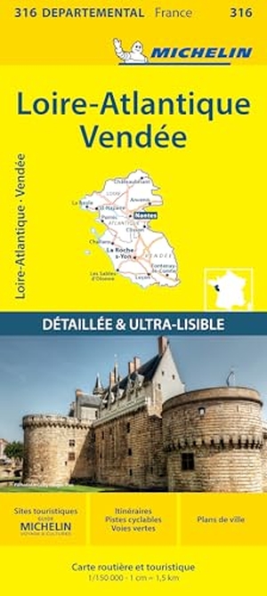 Michelin Vendee - Straßen- und Tourismuskarte 1:150.000. Michelin Editions, 2024.