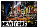 New York feeling (Wandkalender 2025 DIN A2 quer), CALVENDO Monatskalender