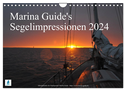 Marina Guide's Segelimpressionen 2024 (Wandkalender 2024 DIN A4 quer), CALVENDO Monatskalender