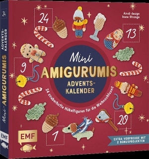 Caliri, Ilaria / Irene Strange. Mini-Amigurumis Adventskalender - 24 zauberhafte Häkelfiguren für die Weihnachtszeit | Mit 2 Bonusprojekten | Adventskalender-Häkelbuch mit Seiten zum Auftrennen. Edition Michael Fischer, 2026.