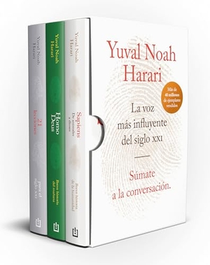 Harari, Yuval Noah. Estuche Harari (Contiene: Sapiens; Homo Deus; 21 Lecciones Para El Siglo XXI) / Yuval Noah Harari Books Set (Sapiens, Homo Deus, 21 Lessons for 21st Century). Prh Grupo Editorial, 2024.