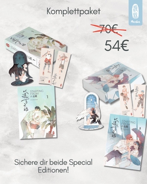 Liangazha. Starting From a Lie SPECIAL EDITION - Komplettset - Beide Special Editionen enthalten. Manlin Verlag, 2026.