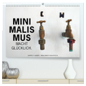 Minimalismus macht glücklich (hochwertiger Premium Wandkalender 2024 DIN A2 quer), Kunstdruck in Hochglanz