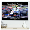 Vollgas in der Formel 1 (hochwertiger Premium Wandkalender 2025 DIN A2 quer), Kunstdruck in Hochglanz