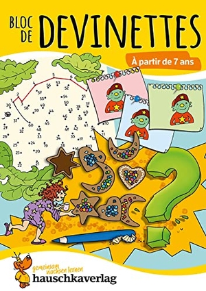 Spiecker, Agnes. Bloc de casse-têtes et livre activite 7 ans : Des énigmes colorées pour la maternelle - cahier activite 5 ans labyrinthe, sudoku, etc pour stimuler la concentration et la pensée logique - Livres de devinettes. Hauschka Verlag GmbH, 2021.