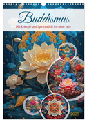 Buddismus (Wandkalender 2025 DIN A3 hoch), CALVENDO Monatskalender