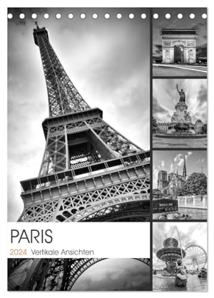 Viola, Melanie. PARIS Vertikale Ansichten (Tischkalender 2024 DIN A5 hoch), CALVENDO Monatskalender - Eindrucksvolle französische Metropole. Calvendo Verlag, 2023.