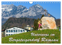 Unterwegs im Bergsteigerdorf Ramsau (Wandkalender 2025 DIN A4 quer), CALVENDO Monatskalender
