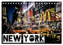 New York feeling (Tischkalender 2024 DIN A5 quer), CALVENDO Monatskalender