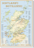 Whisky Distilleries Scotland - Poster 70x100cm Standard Edition