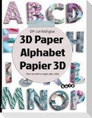 3D paper Alphabet Papier 3D