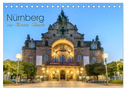 Nürnberg zur Blauen Stunde (Tischkalender 2024 DIN A5 quer), CALVENDO Monatskalender