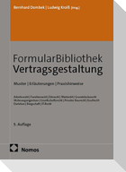 FormularBibliothek Vertragsgestaltung