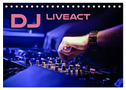 DJ Liveact (Tischkalender 2024 DIN A5 quer), CALVENDO Monatskalender