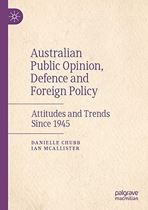 Mcallister, Ian / Danielle Chubb. Australian Public Opinion, Defence and Foreign Policy - Attitudes and Trends Since 1945. Springer Nature Singapore, 2021.