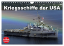 Kriegsschiffe der USA (Wandkalender 2024 DIN A4 quer), CALVENDO Monatskalender