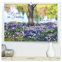 Es blüht im Frühling (hochwertiger Premium Wandkalender 2024 DIN A2 quer), Kunstdruck in Hochglanz