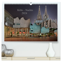Köln ¿ Nachts 2024 (hochwertiger Premium Wandkalender 2024 DIN A2 quer), Kunstdruck in Hochglanz