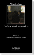 Declaración de un vencido
