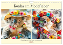 Koalas im Modefieber. Flauschig und Chic beim Fotoshooting (Wandkalender 2025 DIN A4 quer), CALVENDO Monatskalender