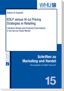 EDLP versus Hi-Lo Pricing Strategies in Retailing