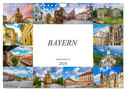 Bayern Impressionen (Wandkalender 2024 DIN A4 quer), CALVENDO Monatskalender