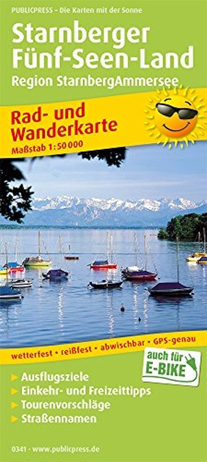 Rad- und Wanderkarte Starnberger Fünf-Seen-Land 1 : 50 000 - Mit Ausflugszielen, Einkehr- & Freizeittipps. Publicpress, 2018.