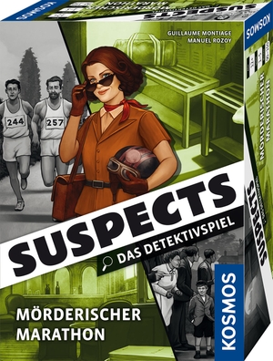 Montiage, Guillaume / Manuel Rozoy. Suspects: Mörderischer Marathon - Spiel. Franckh-Kosmos, 2023.