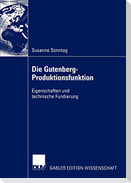 Die Gutenberg-Produktionsfunktion