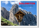 Dolomiten - dem Himmel ein Stück näher (Wandkalender 2025 DIN A4 quer), CALVENDO Monatskalender
