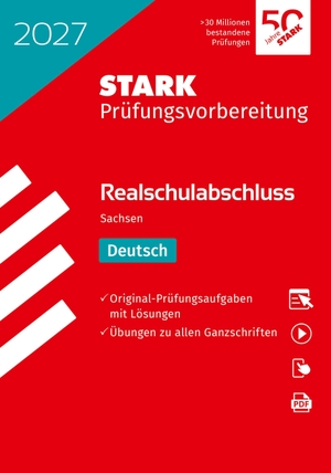 STARK Deutsch - Realschulabschluss 2027 Sachsen - Prüfungsvorbereitung. Stark Verlag GmbH, 2026.