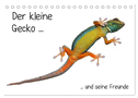 Der kleine Gecko und seine Freunde (Tischkalender 2024 DIN A5 quer), CALVENDO Monatskalender
