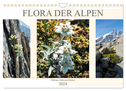 Flora der Alpen (Wandkalender 2024 DIN A4 quer), CALVENDO Monatskalender