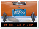 On the road in Cuba (Wandkalender 2025 DIN A4 quer), CALVENDO Monatskalender