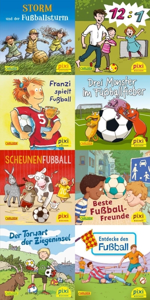 Birck, Jan / L'Arronge, Lilli et al. Pixi-Serie Nr. 267: Pixi spielt Fußball (8x8 Exemplare). Carlsen Verlag GmbH, 2020.