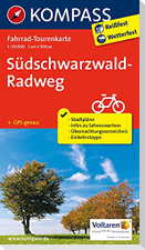 KOMPASS Fahrrad-Tourenkarte Südschwarzwald-Radweg, 1:50000