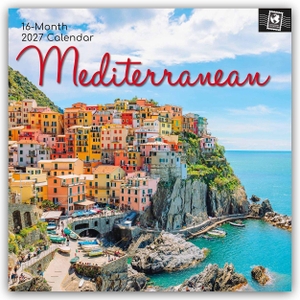 Gifted, The. Mediterranean - Mittelmeer 2027 - 16-Monatskalender - Original The Gifted Stationery Co. Ltd [Mehrsprachig] [Kalender]. Browntrout Verlags GmbH, 2026.