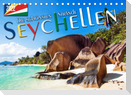 Seychellen - Die schönsten Strände (Tischkalender 2022 DIN A5 quer)