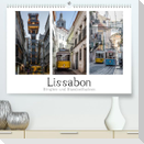 Lissabon - Straßen- & Standseilbahnen (Premium, hochwertiger DIN A2 Wandkalender 2023, Kunstdruck in Hochglanz)