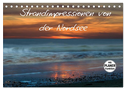 Strandimpressionen von der Nordsee (Tischkalender 2024 DIN A5 quer), CALVENDO Monatskalender