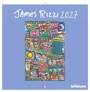 Neumann Verlage GmbH & Co KG (Hrsg.). James Rizzi 2027 - Wandkalender 30x30 cm (30x60 cm geöffnet), Kunstkalender mit farbenfrohen Pop-Art-Motiven. Neumann Verlage GmbH & Co, 2026.