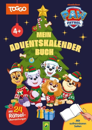 PAW Patrol Mein Adventskalenderbuch - Mit 24 Räsel-Überraschungen I Ab 4 Jahren. Schwager und Steinlein, 2026.