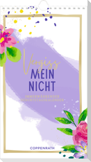 Immerwährender Geburtstagskalender - Vergiss mein nicht