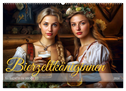 Bierzeltköniginnen - Biergenuss im Dirndl (Wandkalender 2024 DIN A2 quer), CALVENDO Monatskalender