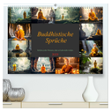 Buddhistische Sprüche (hochwertiger Premium Wandkalender 2025 DIN A2 quer), Kunstdruck in Hochglanz