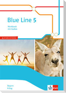 Blue Line 5 R-Zug. Ausgabe Bayern. Workbook mit Audios Klasse 9
