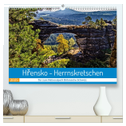 Hrensko - Herrnskretschen - Tor zum Nationalpark Böhmische Schweiz (hochwertiger Premium Wandkalender 2025 DIN A2 quer), Kunstdruck in Hochglanz