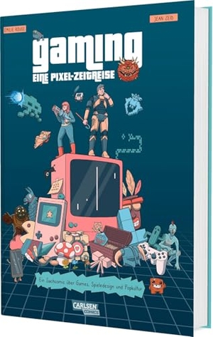 Zeid, Jean. Gaming - Eine Pixel-Zeitreise - Ein Sachcomic über Games, Spieledesign und Popkultur | Die Geschichte der Videospiele von Pong über World of Warcraft bis heute. Carlsen Verlag GmbH, 2025.