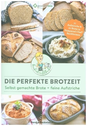 Backwinkel, Sandra. Die perfekte Brotzeit - Selbst gemachte Brote + feine Aufstriche von Kinderleichtkochen - 21 Brote und 11 Aufstriche in Backformen von Pampered Chef®. Wundermix GmbH, 2020.